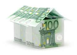 Logo_huis_100_euro_biljet_geld_hypotheek