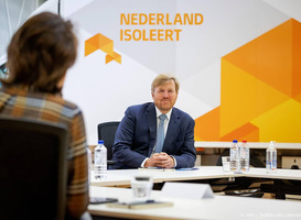 Koning Willem-Alexander bij Nederland Isoleert